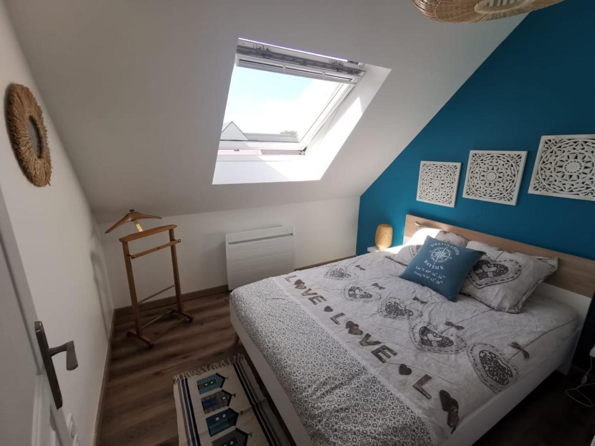Les Pommiers Duplex Cosy Tout Confort Dans Maison Neuve Avec Terrasse Entree Independante 5 Mn De Bayeux Et 10 Mn Plage Du Debarquement Sommervieu Luaran gambar
