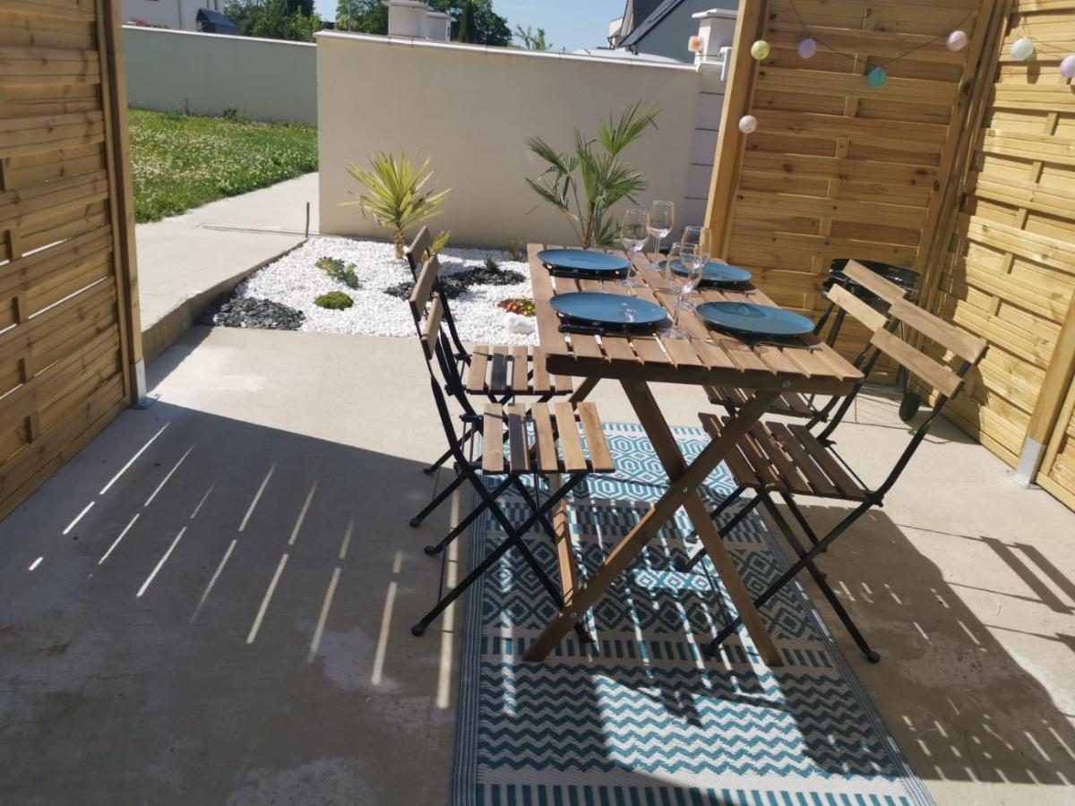 Les Pommiers Duplex Cosy Tout Confort Dans Maison Neuve Avec Terrasse Entree Independante 5 Mn De Bayeux Et 10 Mn Plage Du Debarquement Sommervieu Luaran gambar