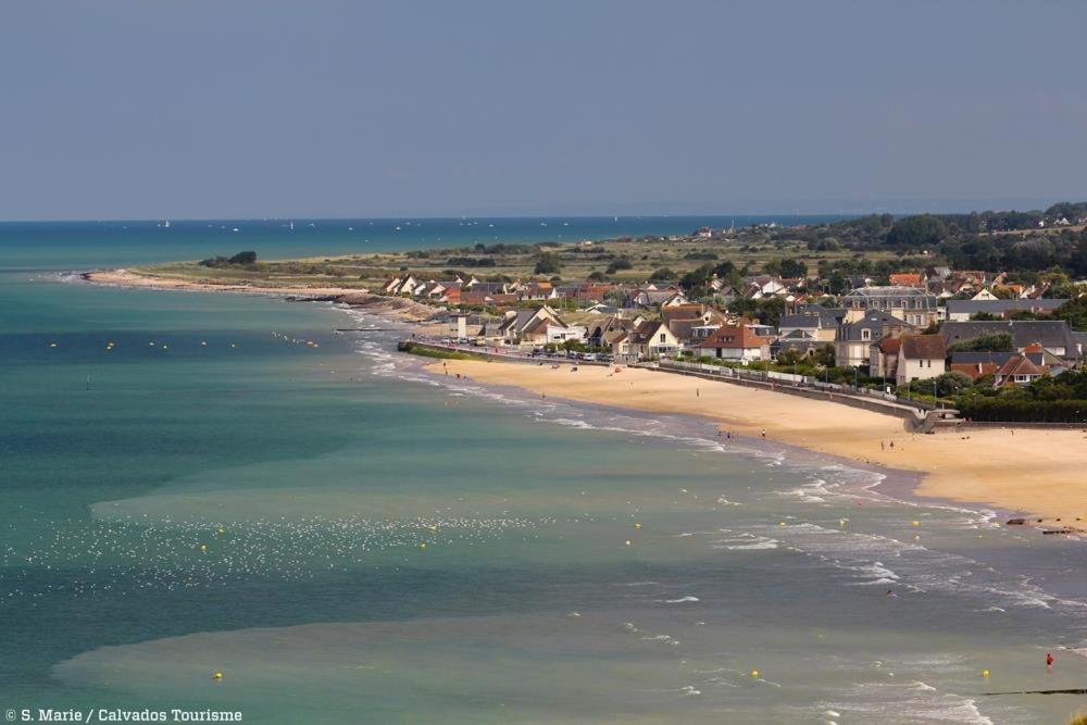 Les Pommiers Duplex Cosy Tout Confort Dans Maison Neuve Avec Terrasse Entree Independante 5 Mn De Bayeux Et 10 Mn Plage Du Debarquement Sommervieu Luaran gambar